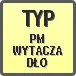 Piktogram - Typ: WYT-PM